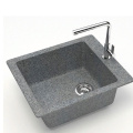 Кух.мойка AQUADREAM МАТОВАЯ мод.8/Q8 (ТЁМНО СЕРАЯ), прямоуг, 425х500х195